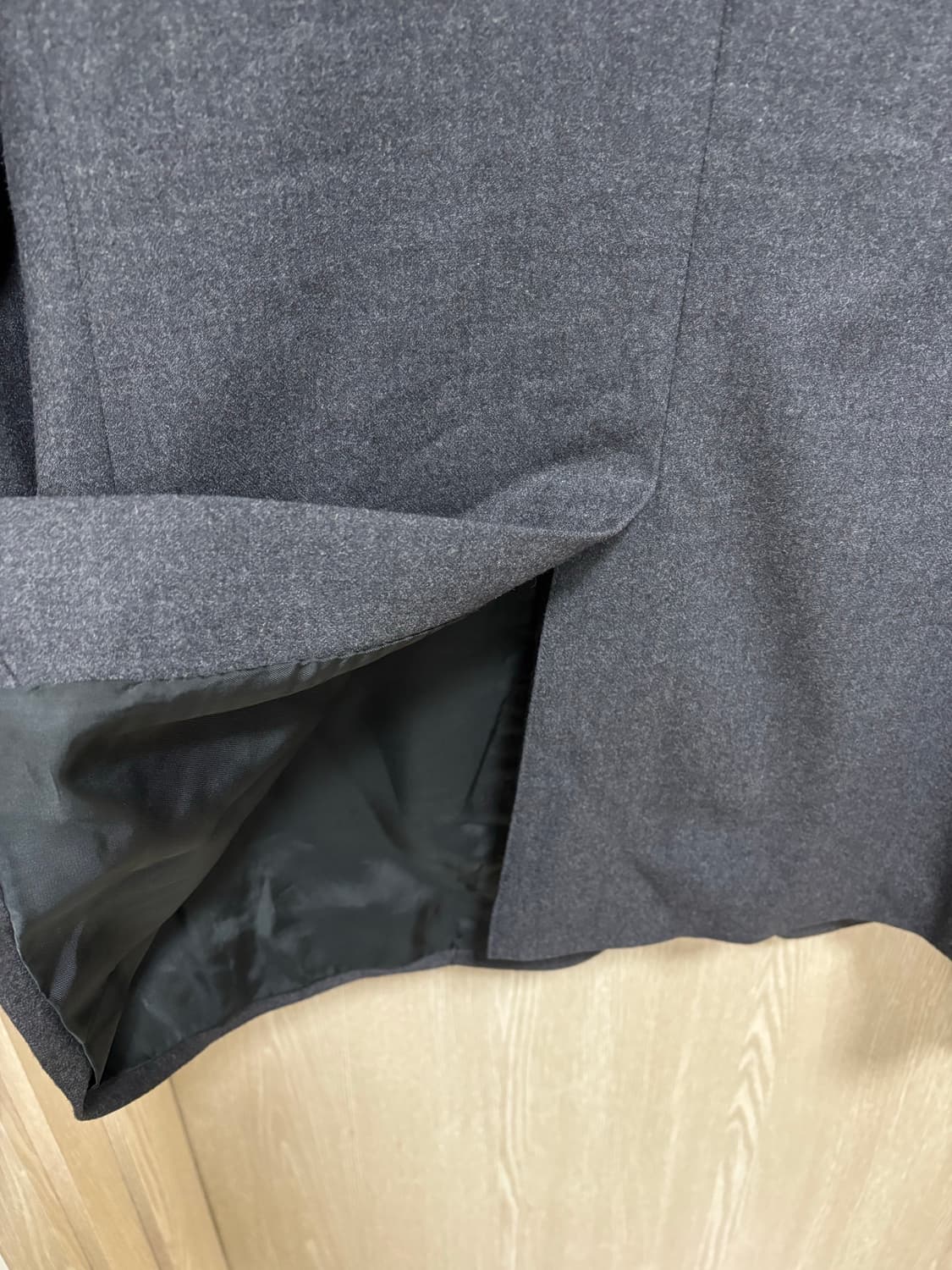 띠어리 챔버스 블레이저 자켓42R(105)/진그레이 상품이미지5