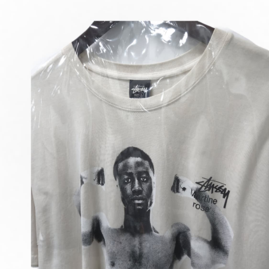 스투시 x 마틴 로즈 스탠드 펌 피그먼트 다이드 티 내츄럴 L / 할인 상품이미지5