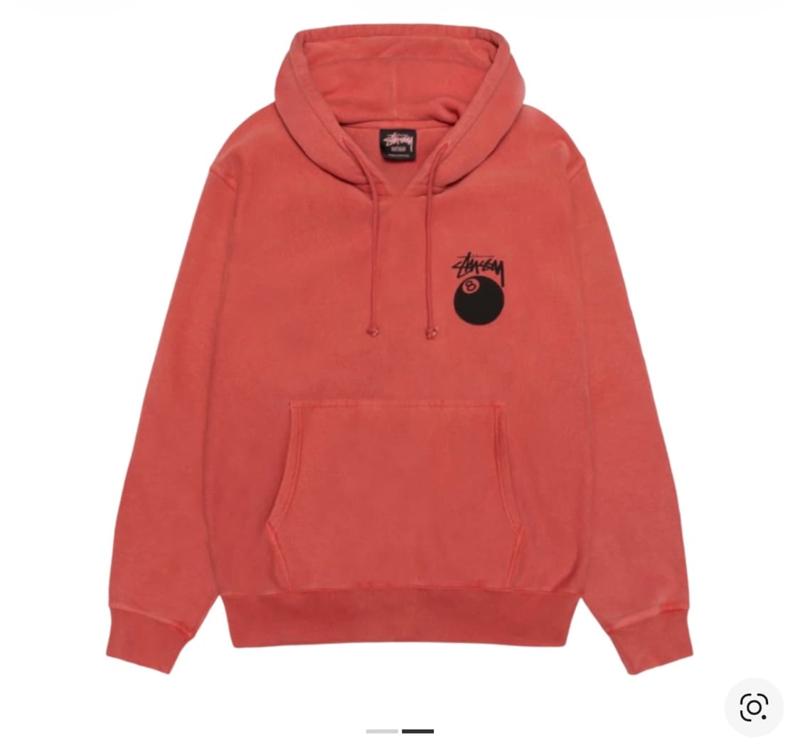 스투시 8볼 후드 피그먼트 다이드 구아바 상품이미지1