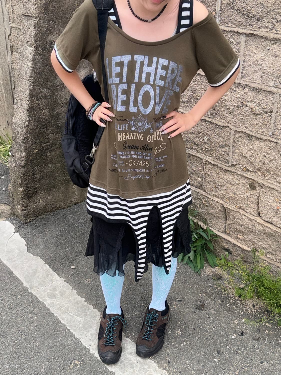 y2k 레이어드 상의 세트 상품이미지8