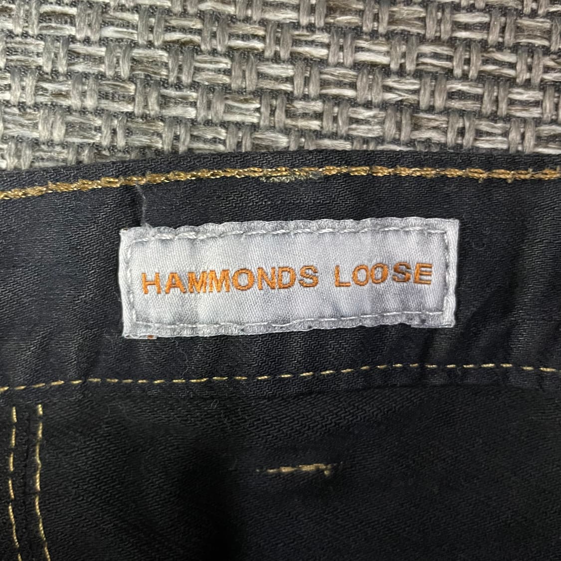 빈티지 블랙 커스텀 크롭 데님 자켓 상품이미지5