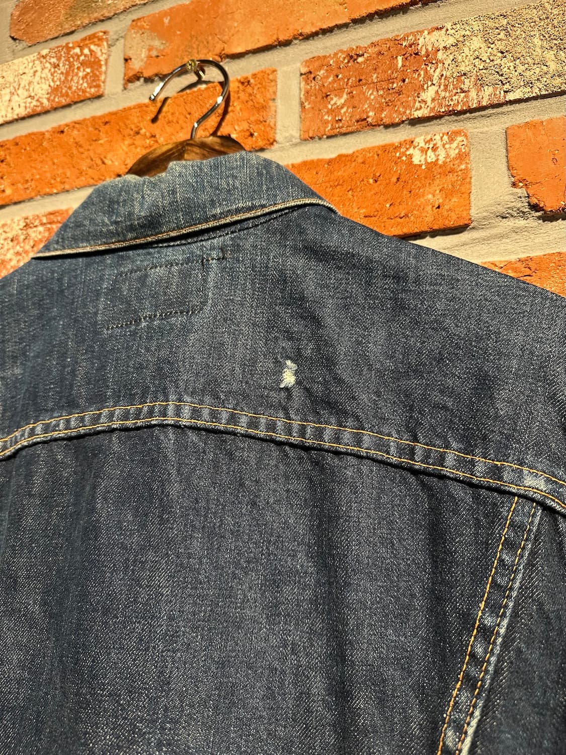 70s USA 빈티지 리바이스 70505 빅E 데님 트러커 자켓 상품이미지8