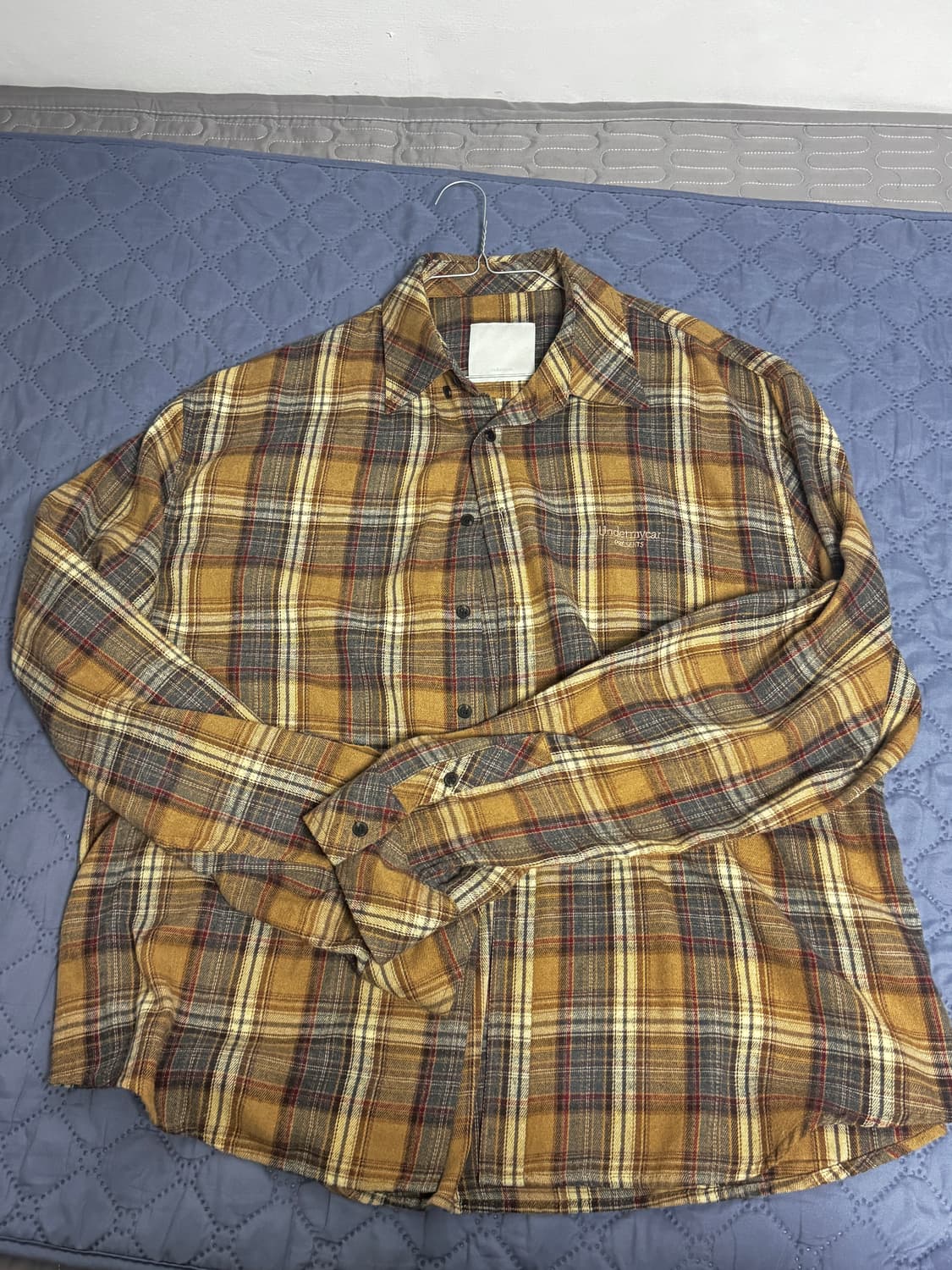 언더마이카 플란넬 셔츠 2사이즈 상품이미지1