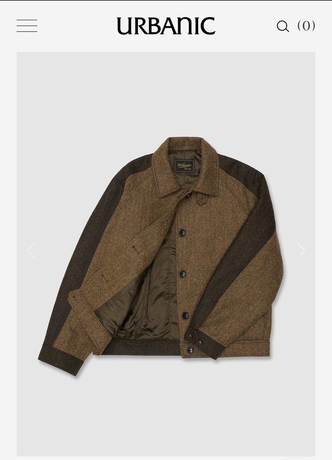 얼바닉30 cedar jacket 1사이즈 상품이미지2