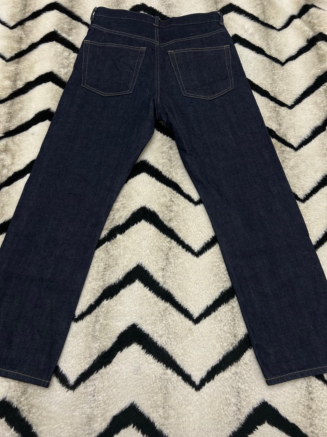 [30]유니클로U 셀비지 레귤러 피트데님 팬츠/진청 상품이미지3