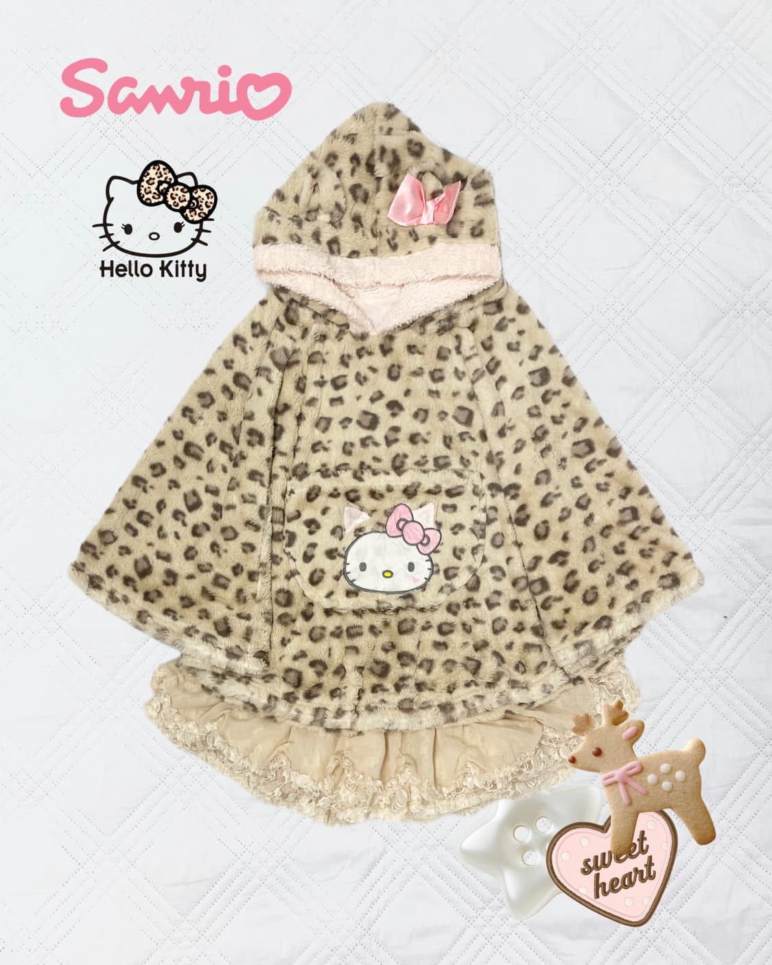 ꒰ঌ 고전 2013년 호피키티 케이프 ໒꒱ 상품이미지1