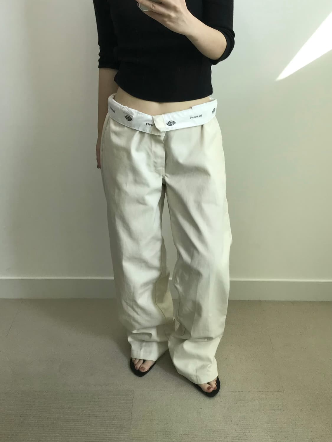 디키즈 아이보리 코튼팬츠 상품이미지2
