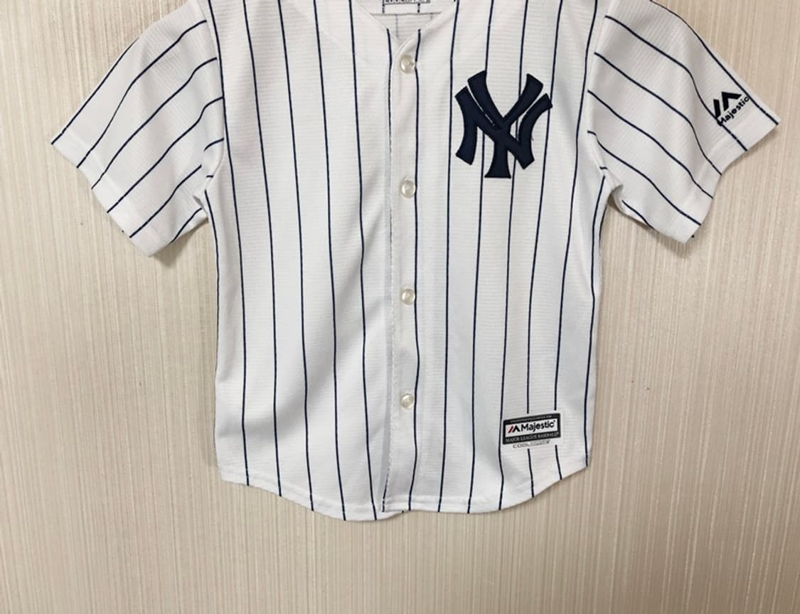 MLB 마제스틱 뉴욕양키스 홈유니폼/져지 4T(키즈) 상품이미지3