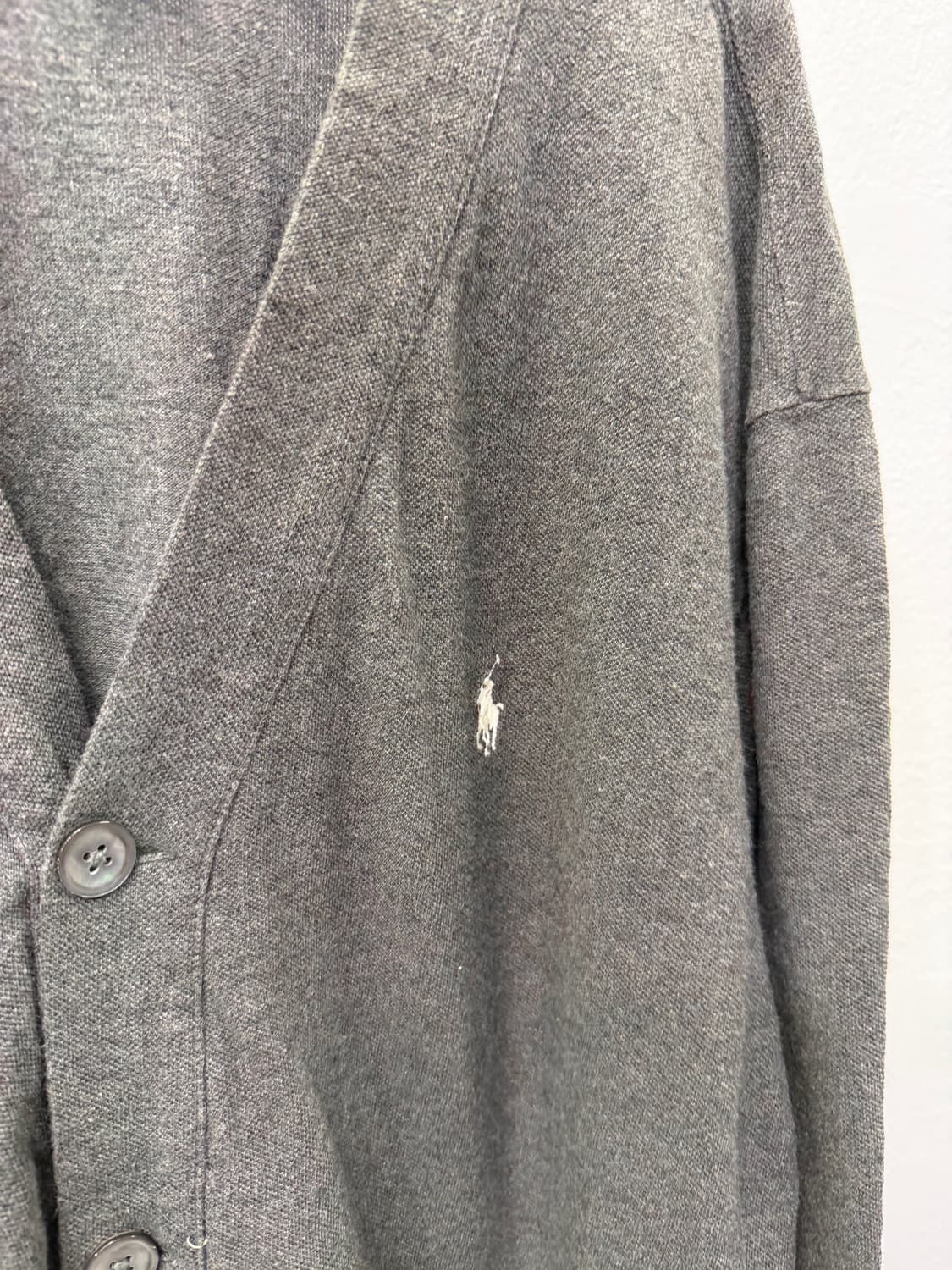 정품) 폴로랄프로렌 남성 그레이 가디건 XXL 상품이미지4