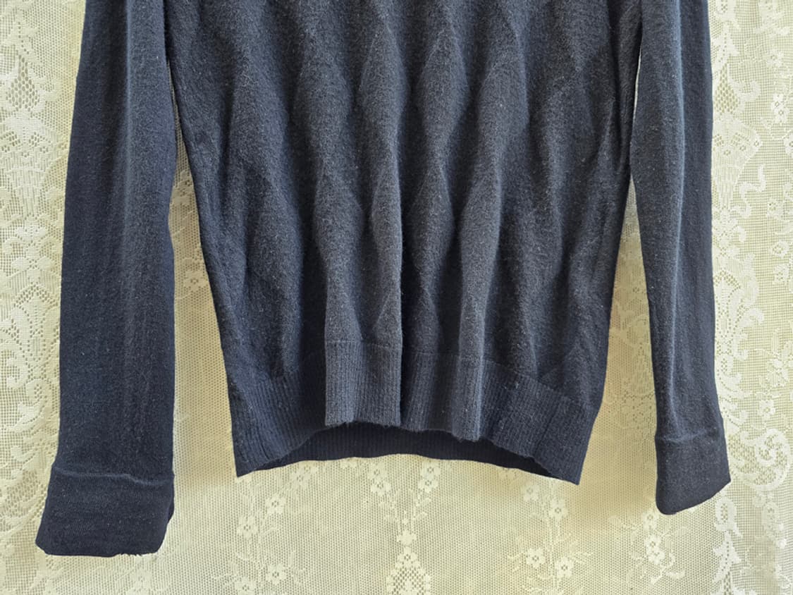 버버리 블랙라벨 아가일 브이넥 니트 상품이미지4