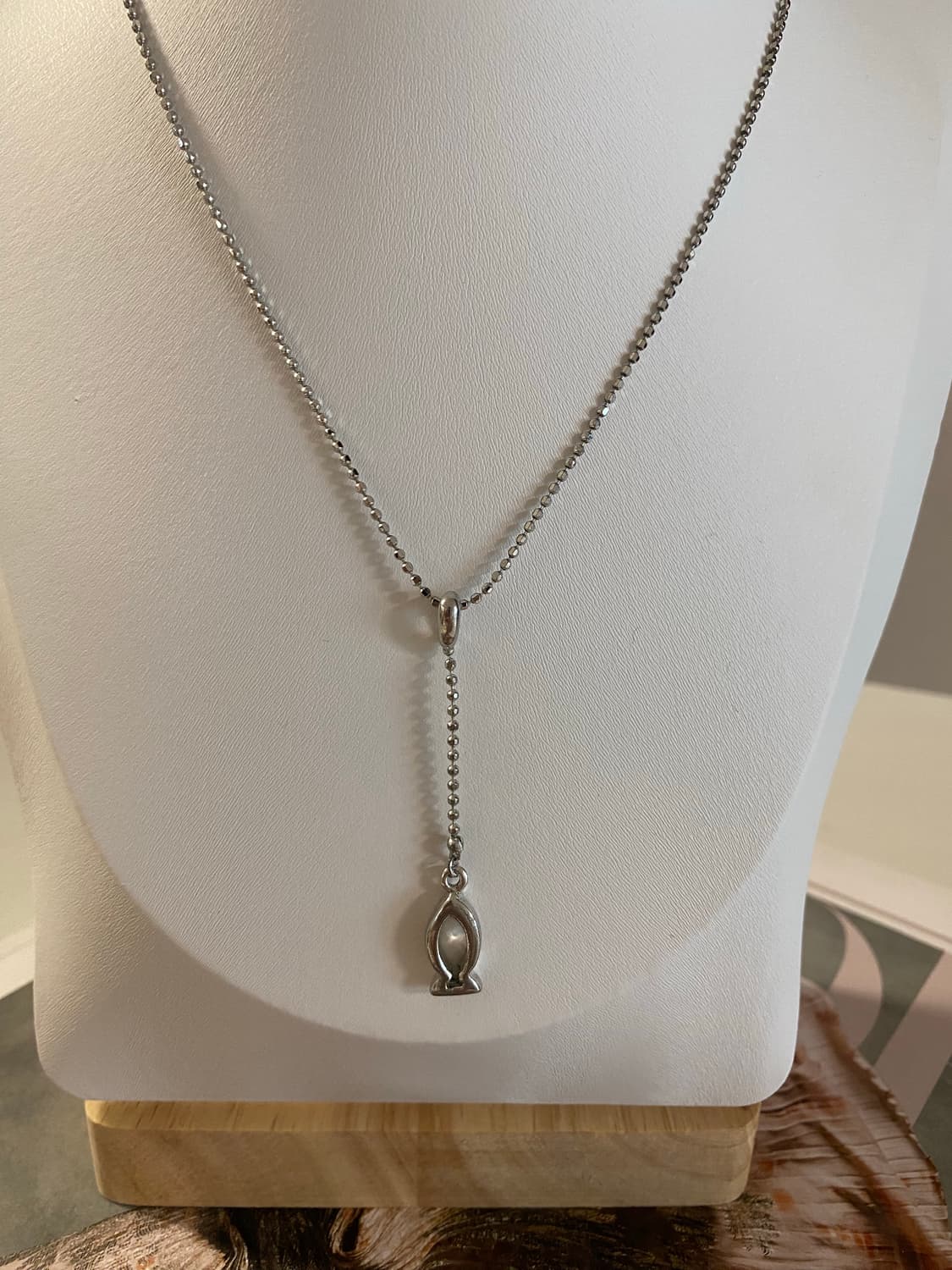 빈티지 물고기 드롭 목걸이 상품이미지2