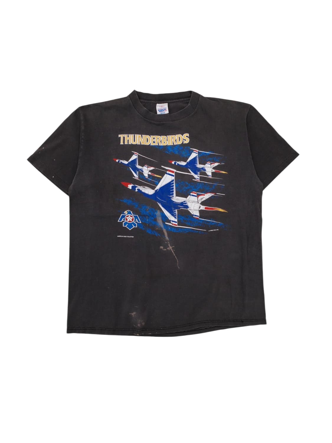 80‘s 미국 전투기 F-16 티셔츠 상품이미지1