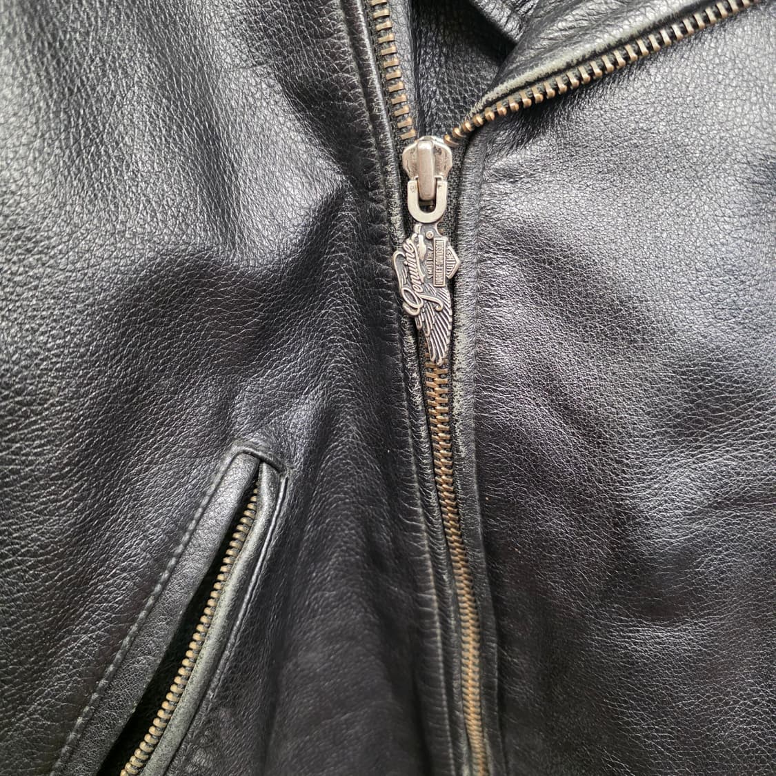 [XL]할리데이비슨 가죽 라이더 자켓 상품이미지5