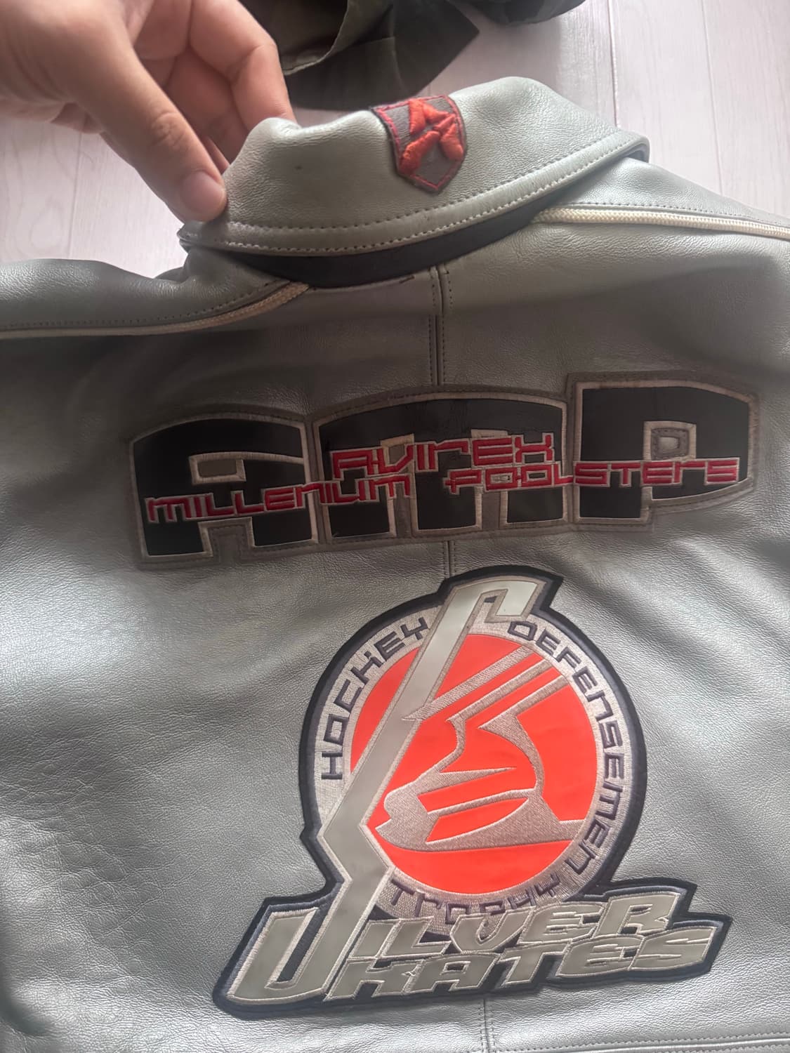 아비렉스 실버 스케이트 자켓 xl 상품이미지7