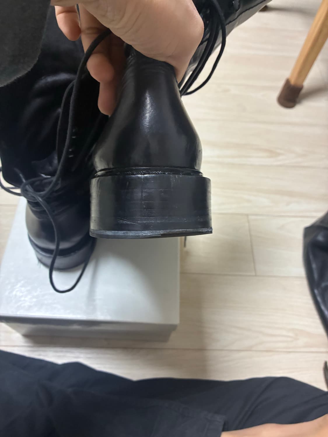 앤드뮐미스터 백레이스 부츠 44 상품이미지6