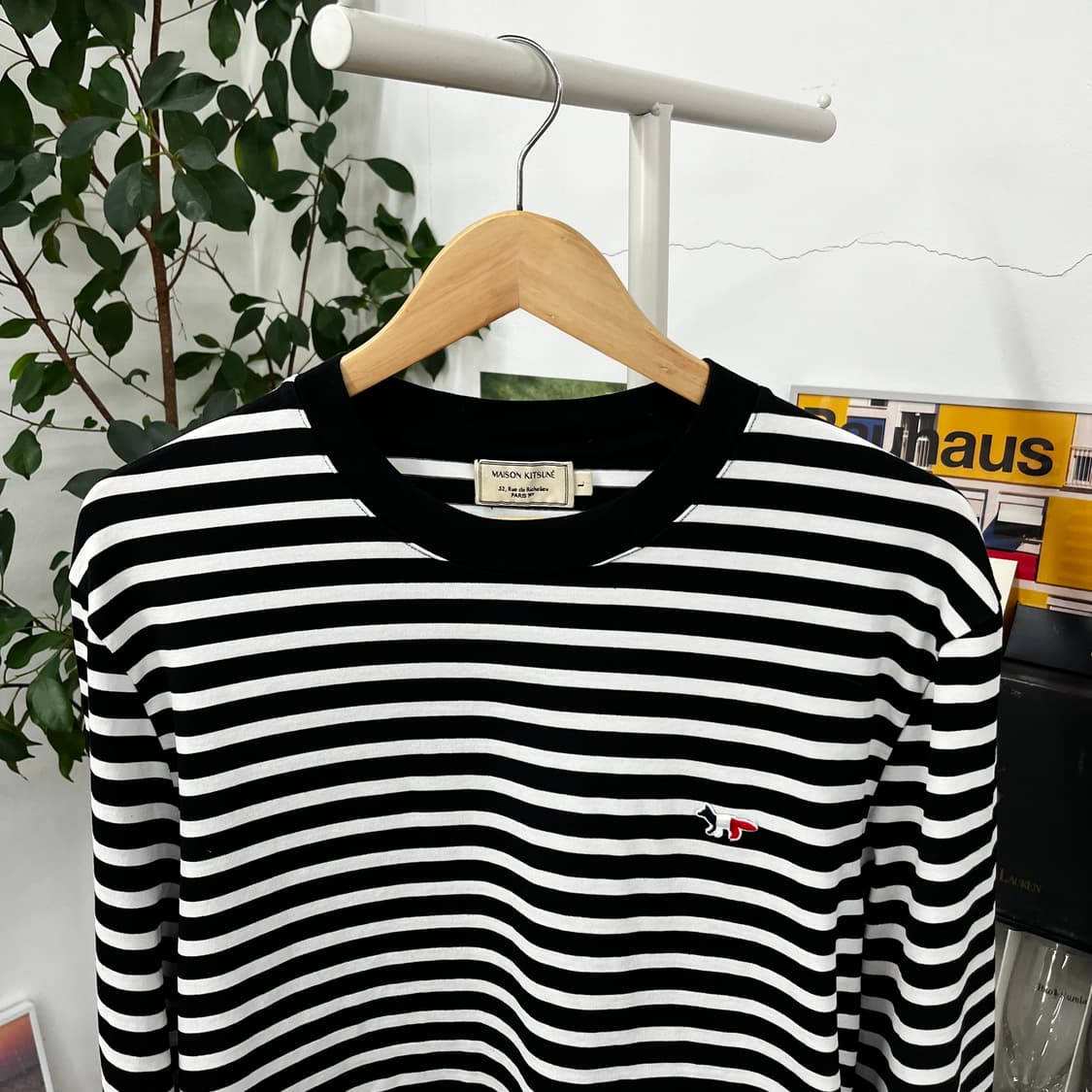 메종키츠네 스트라이프 롱슬리브 L 상품이미지2