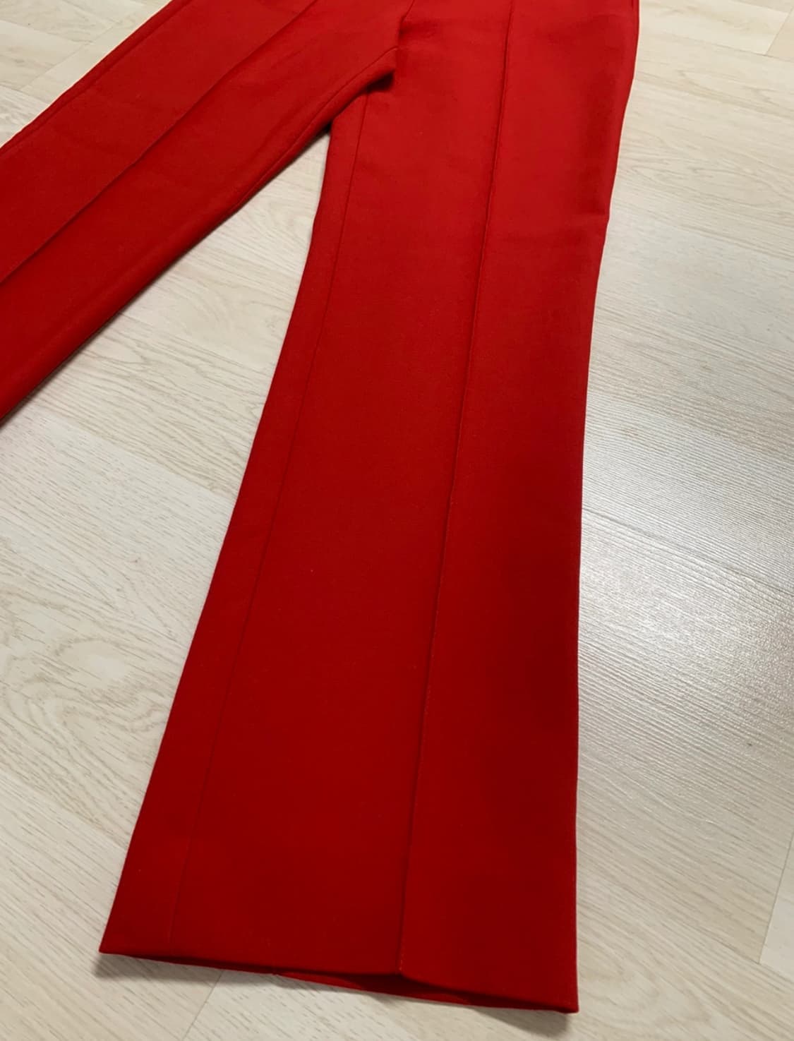 (새제품) DVF 다이앤본퍼스텐버그 하이웨스트 스키니 팬츠 립스틱 레드  상품이미지4