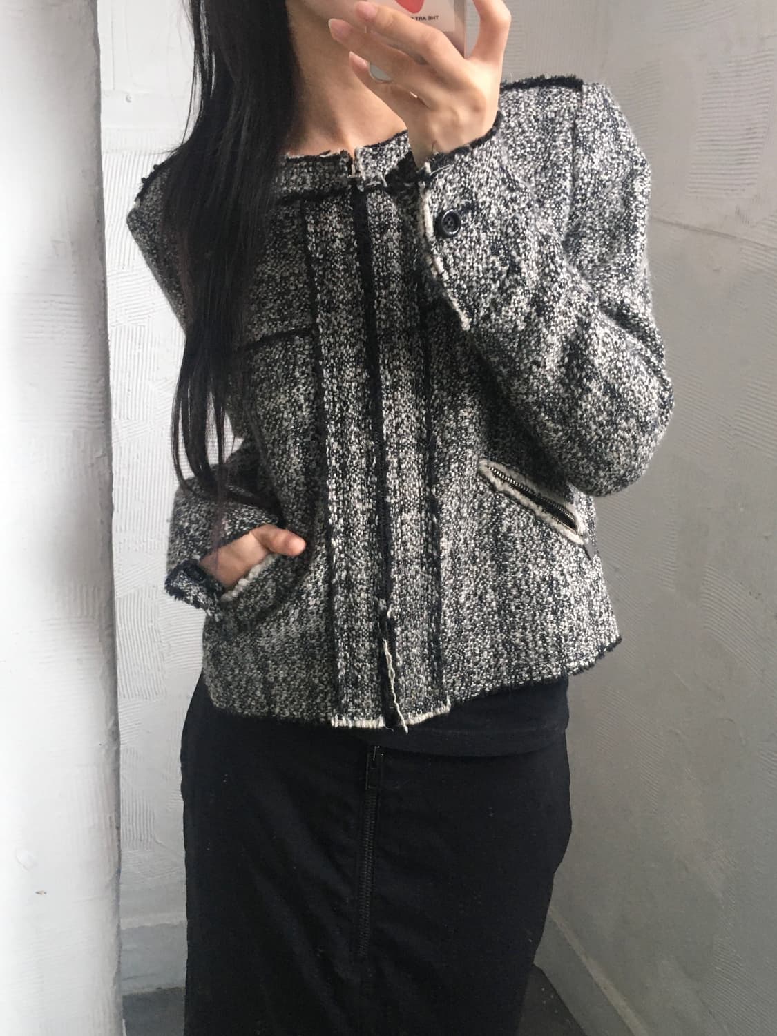 Isabel Marant 이자벨마랑 울 블린드 트위드 집업 상품이미지3