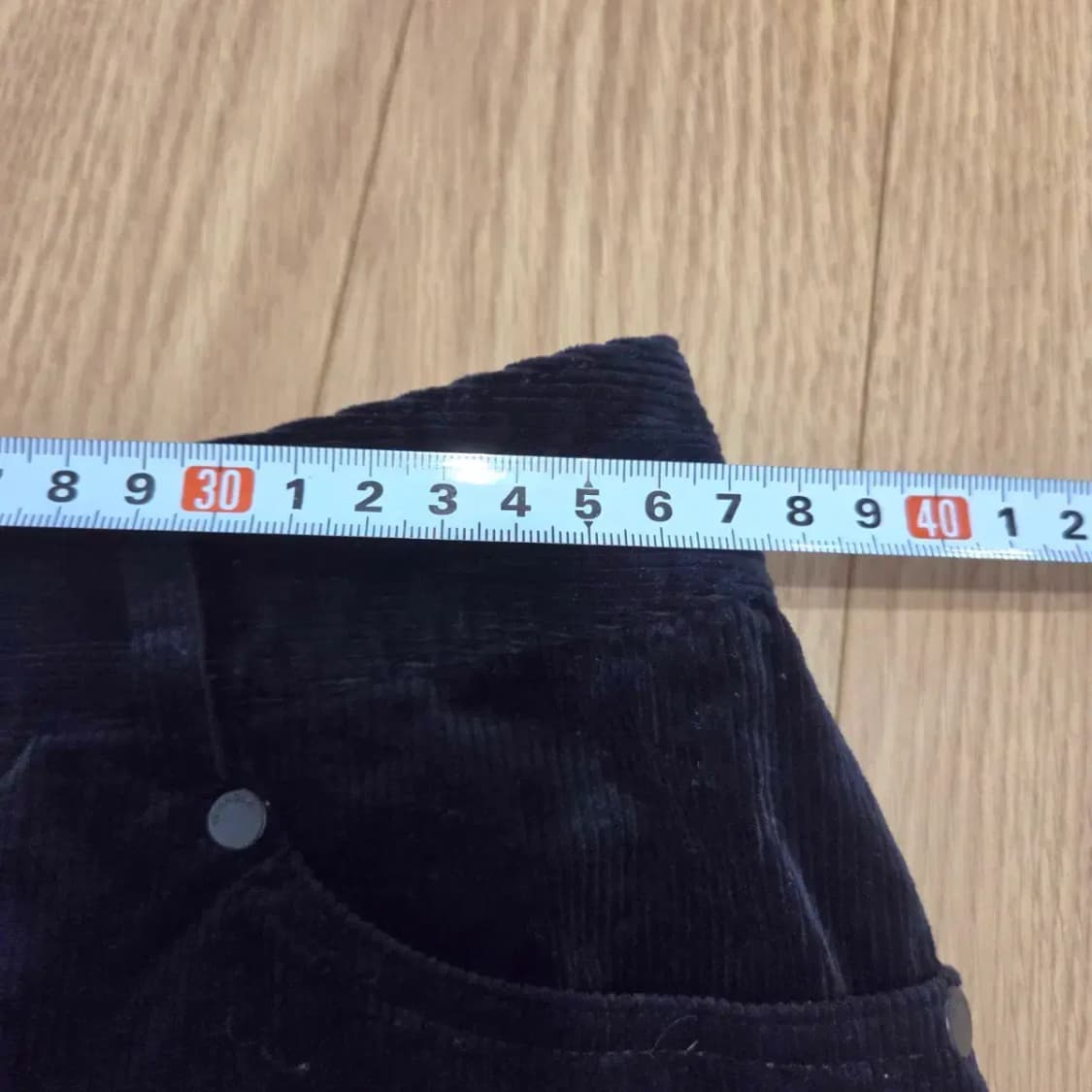 와이드앵글 네이비 코듀로이 골프 스커트 상품이미지7