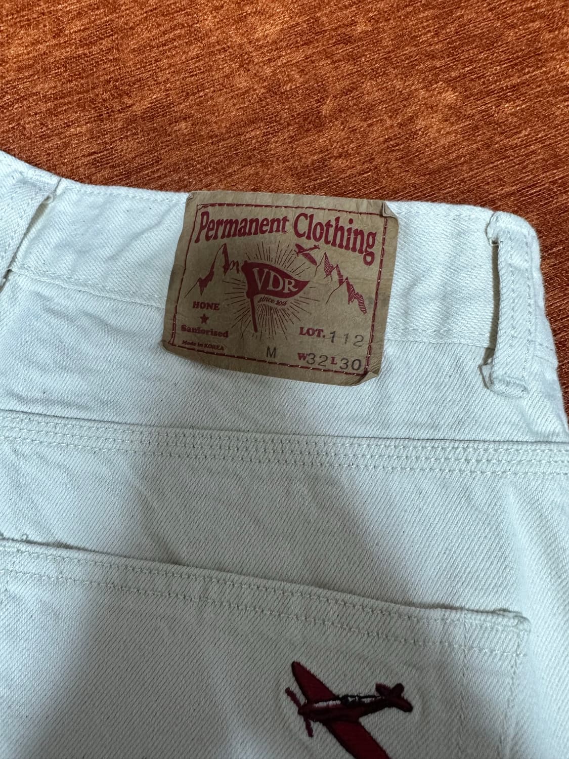 VDR 비디알 112 스핏파이어 더블니 카펜터 팬츠 크림 M 32 상품이미지6