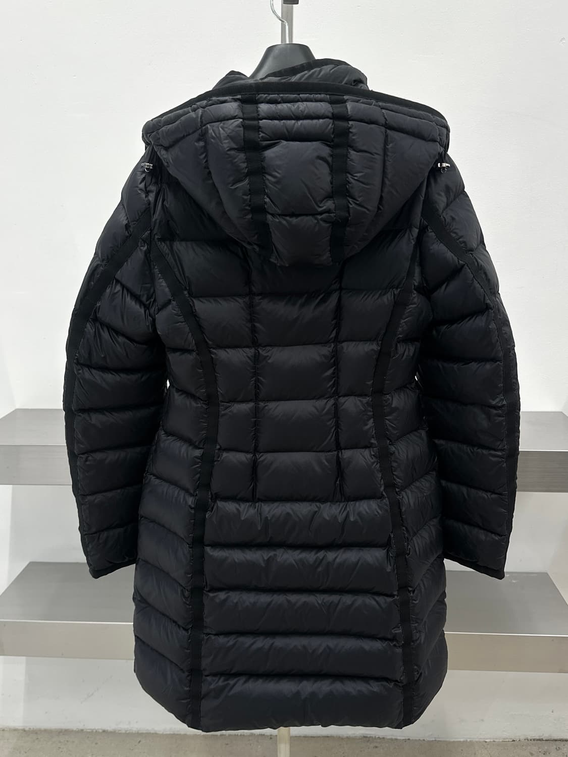 몽클레어 헤르민 블랙 롱 패딩  상품이미지6