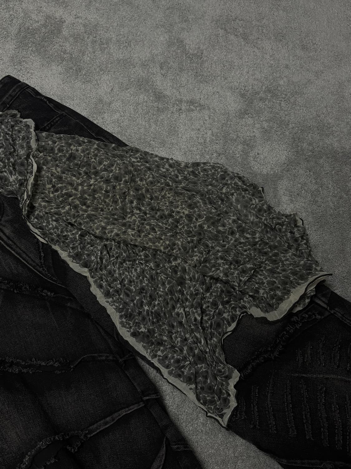 Vintage Gothic vkei punk scarf  상품이미지2