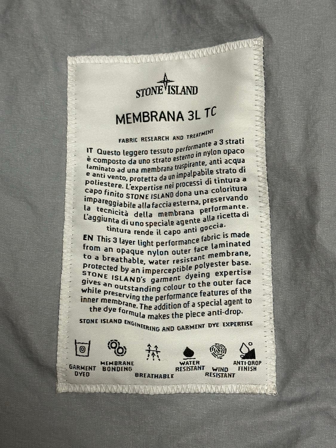 스톤아일랜드 멤브라나 자켓 22ss XL(105-110) 상품이미지2