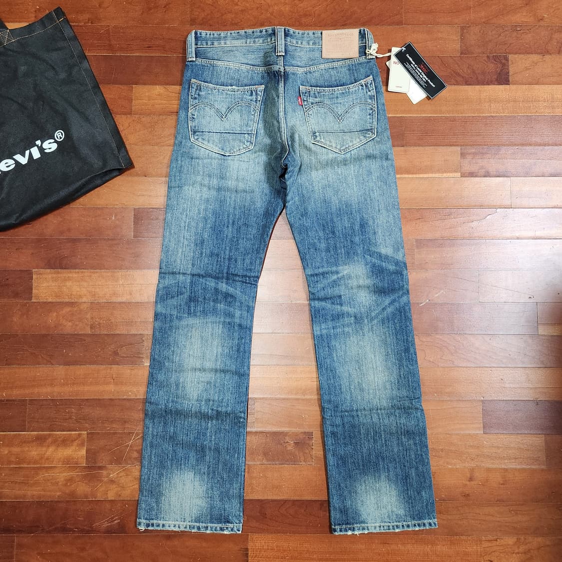 리바이스 523 스트레이트 빈티지 리페어 패치워크 데님 상품이미지2