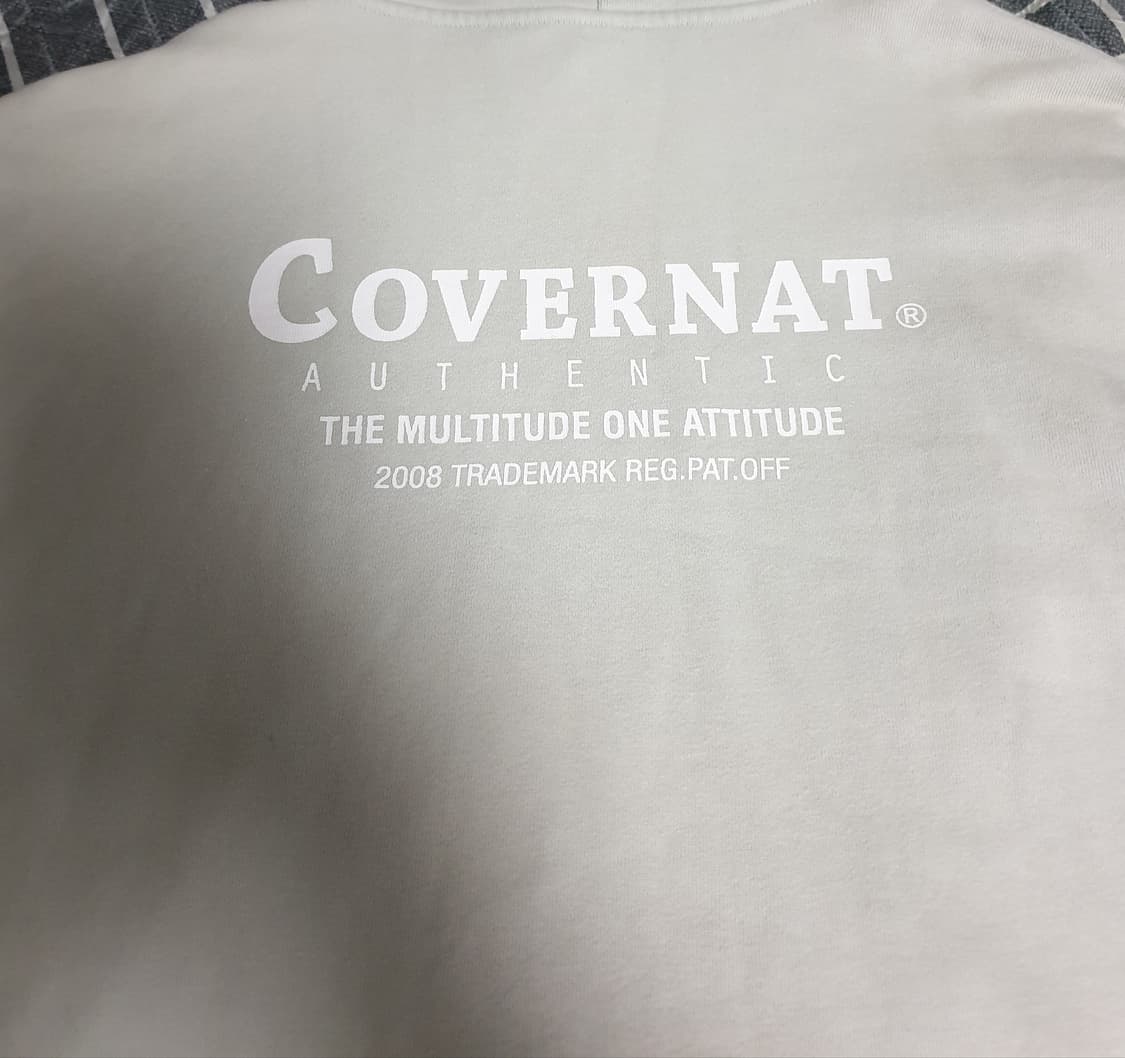 커버낫 오버핏 어센틱 혜비 코튼 후드티 (M) 상품이미지4