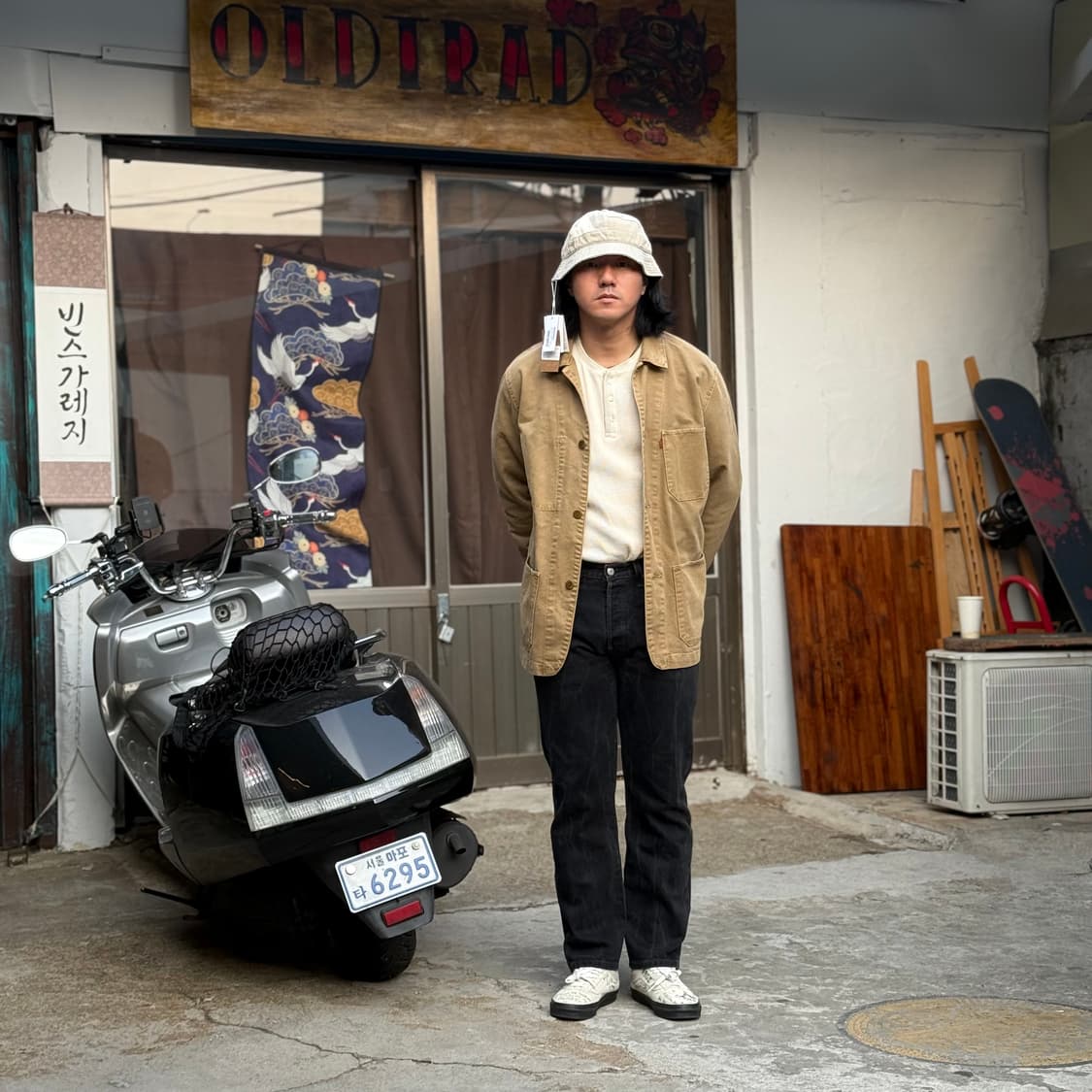 리바이스 가먼트다잉 초어자켓 L 상품이미지7