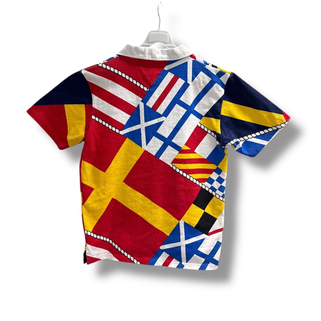 [L] 타미힐피거 멀티컬러 반팔 카라티 상품이미지4