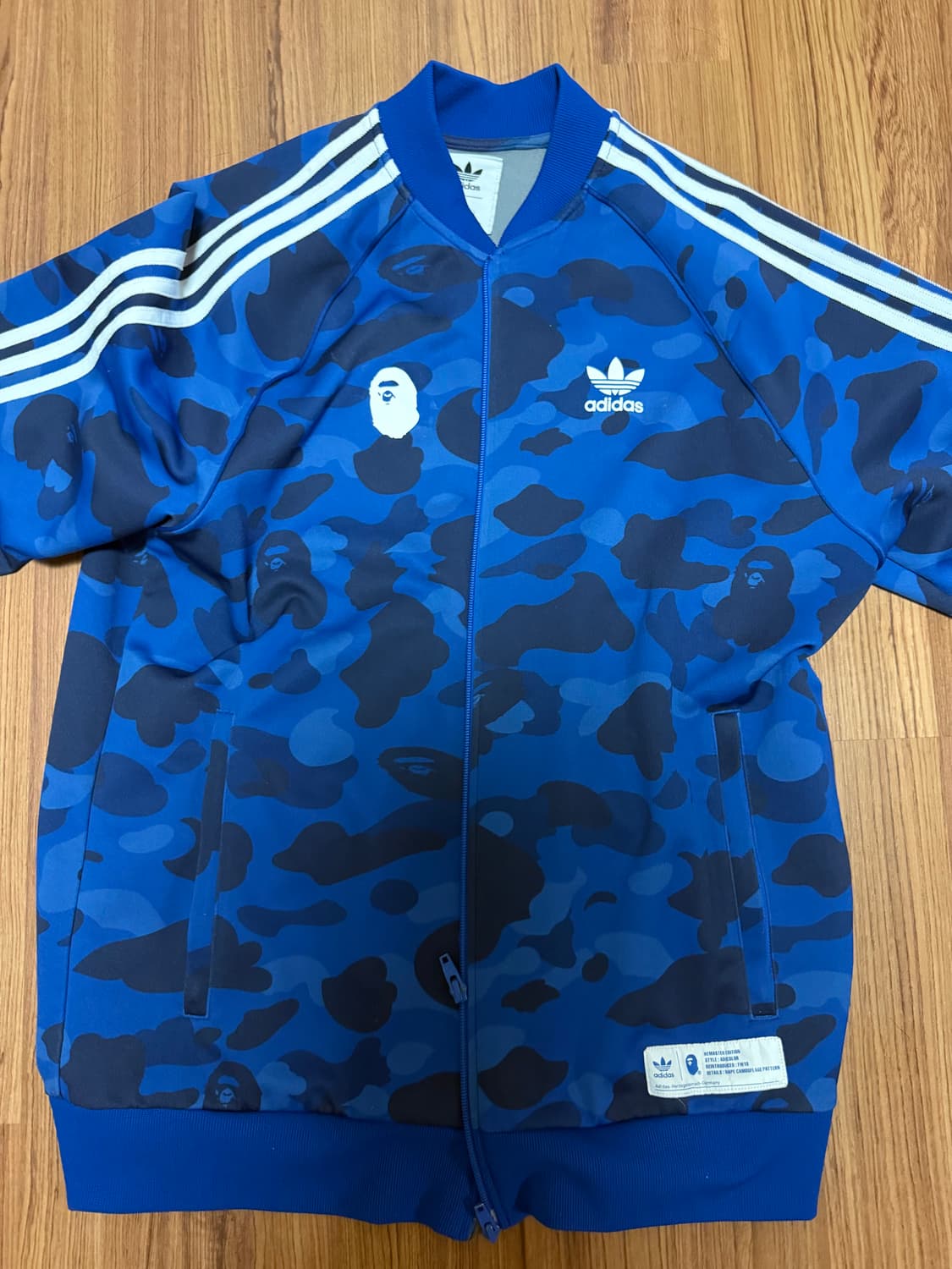 아디다스xBAPE 콜라보 청계 져지 2XL 상품이미지1