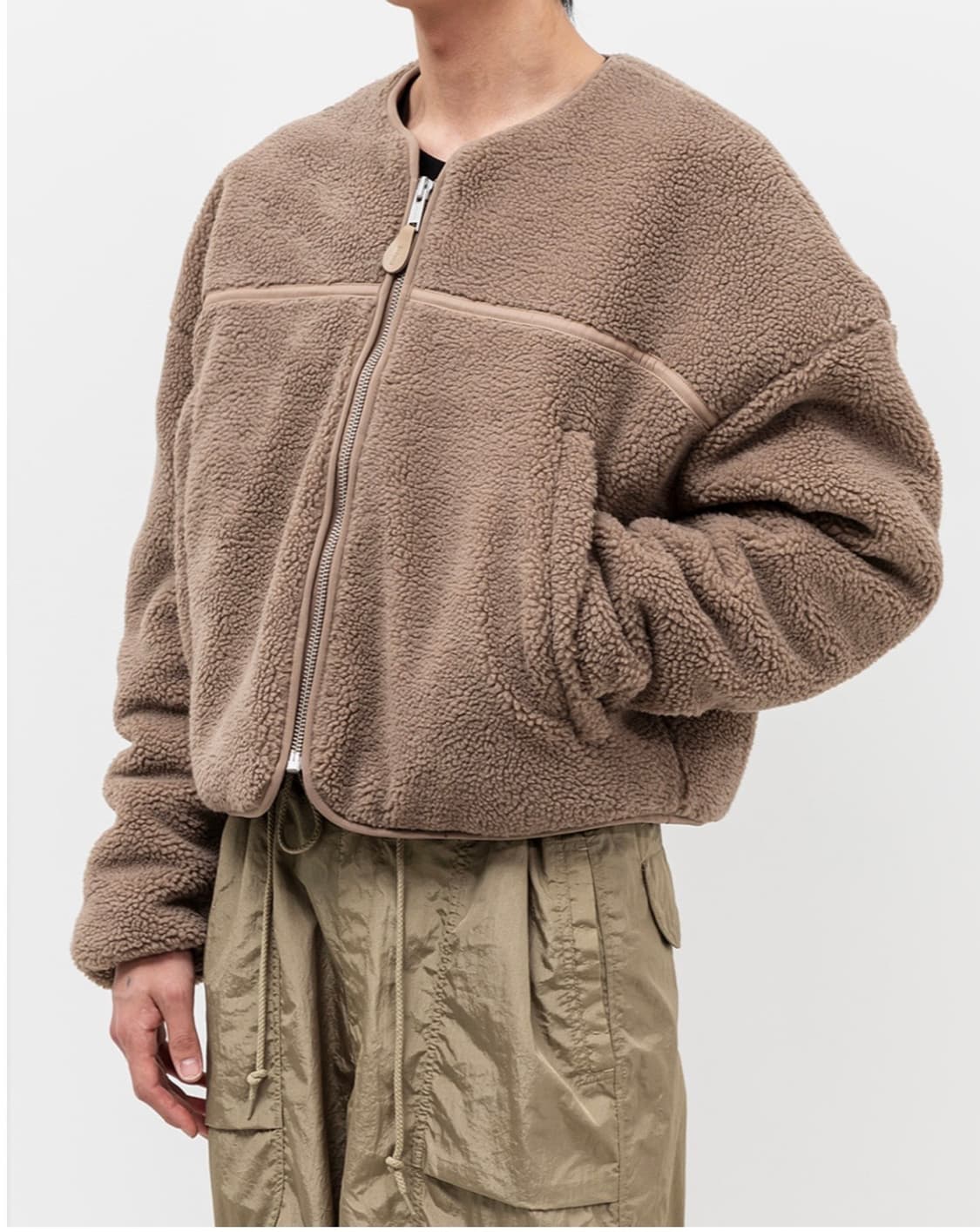 엔타이어 스튜디오 FLUFFY OVERCOAT V2 L사이즈 새상품 상품이미지4