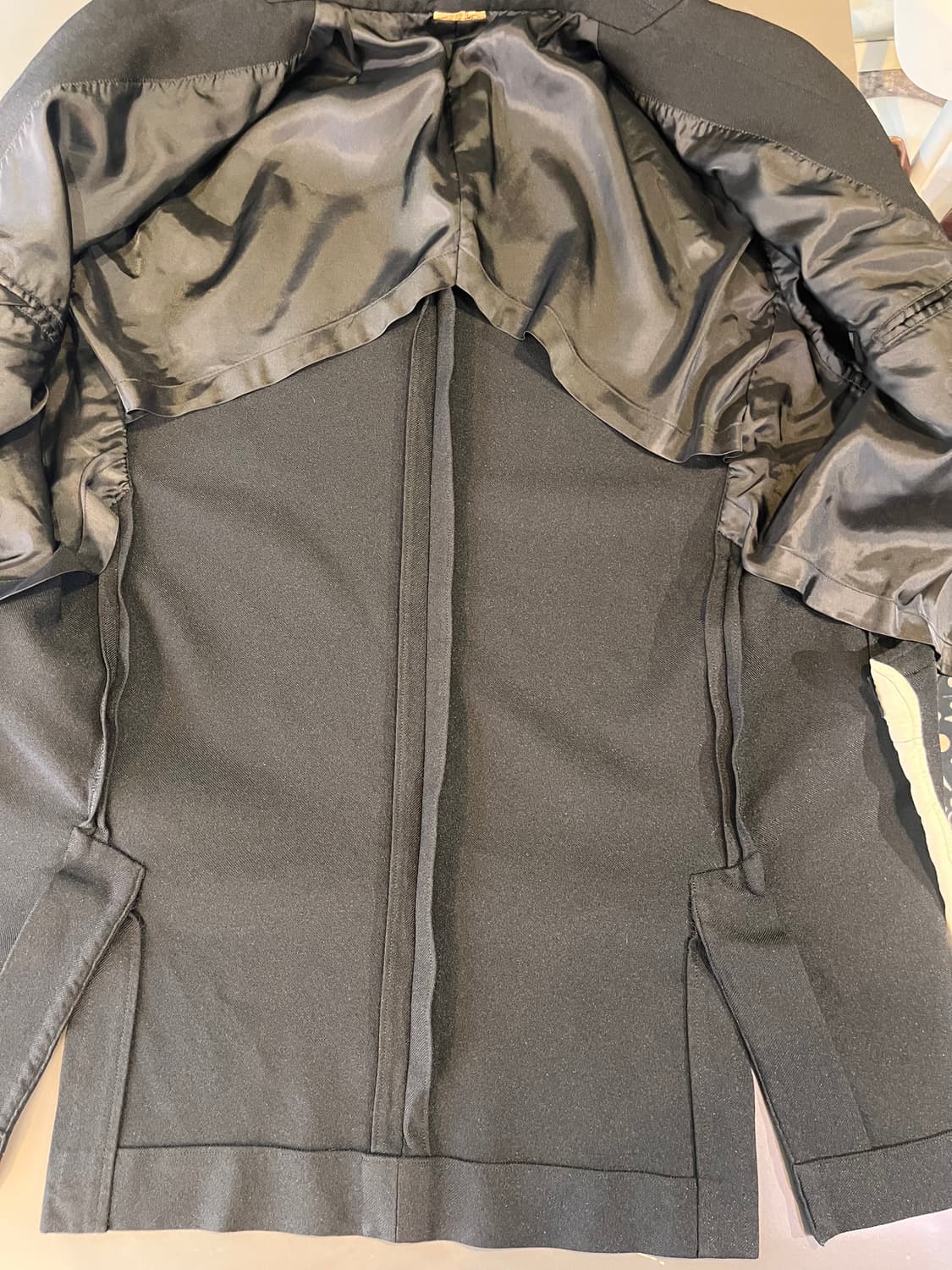 꼼데 가르송 옴므 되 링 가먼트 다잉 2버튼 자켓 (일본제, 2023SS 상품이미지4