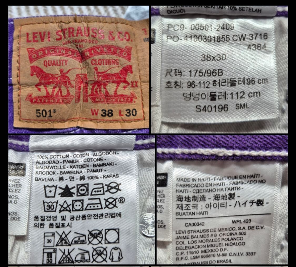 리바이스 501 38/30 상품이미지4