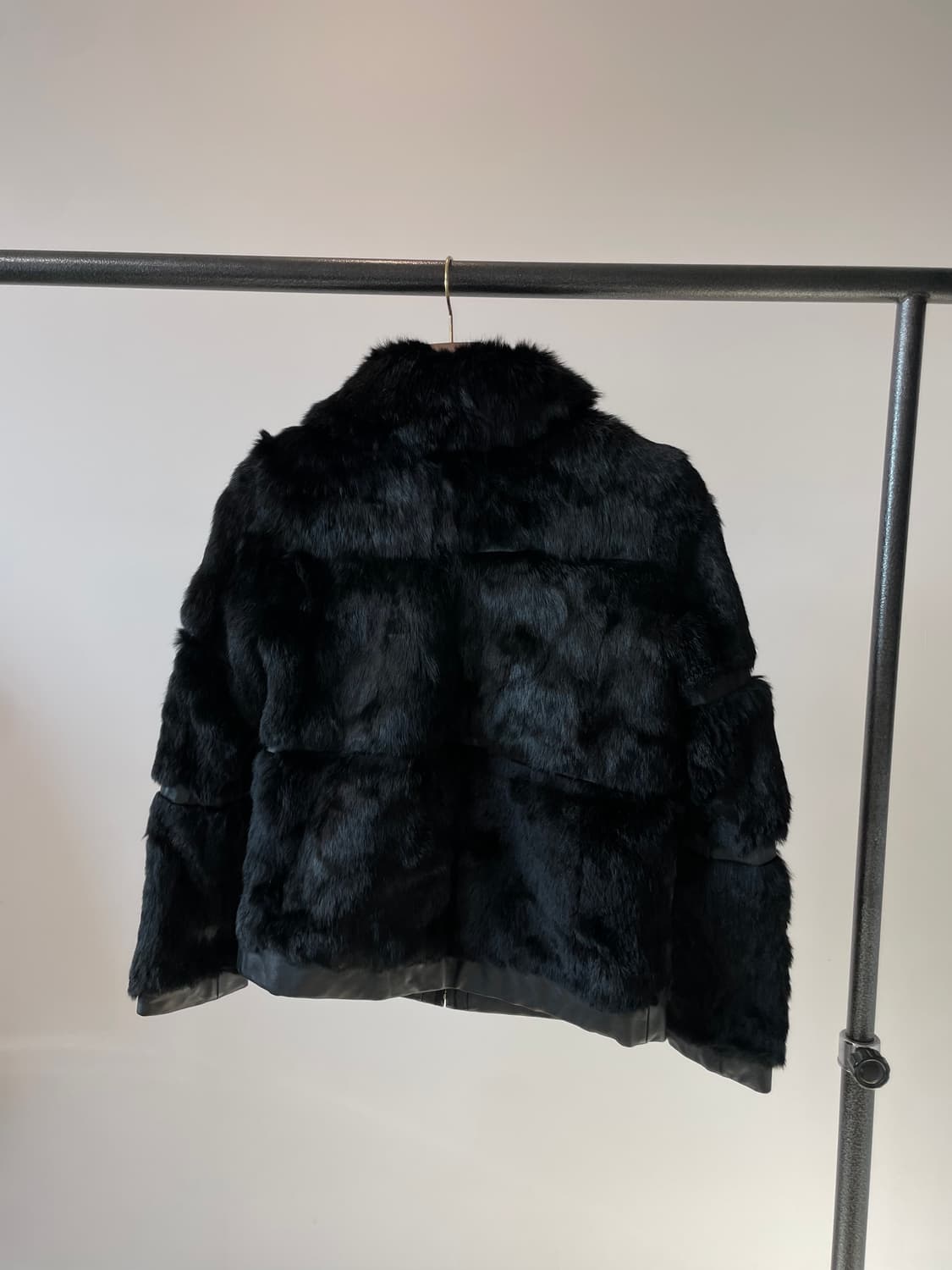 Capacci 양가죽 블랙 퍼 자켓 상품이미지5