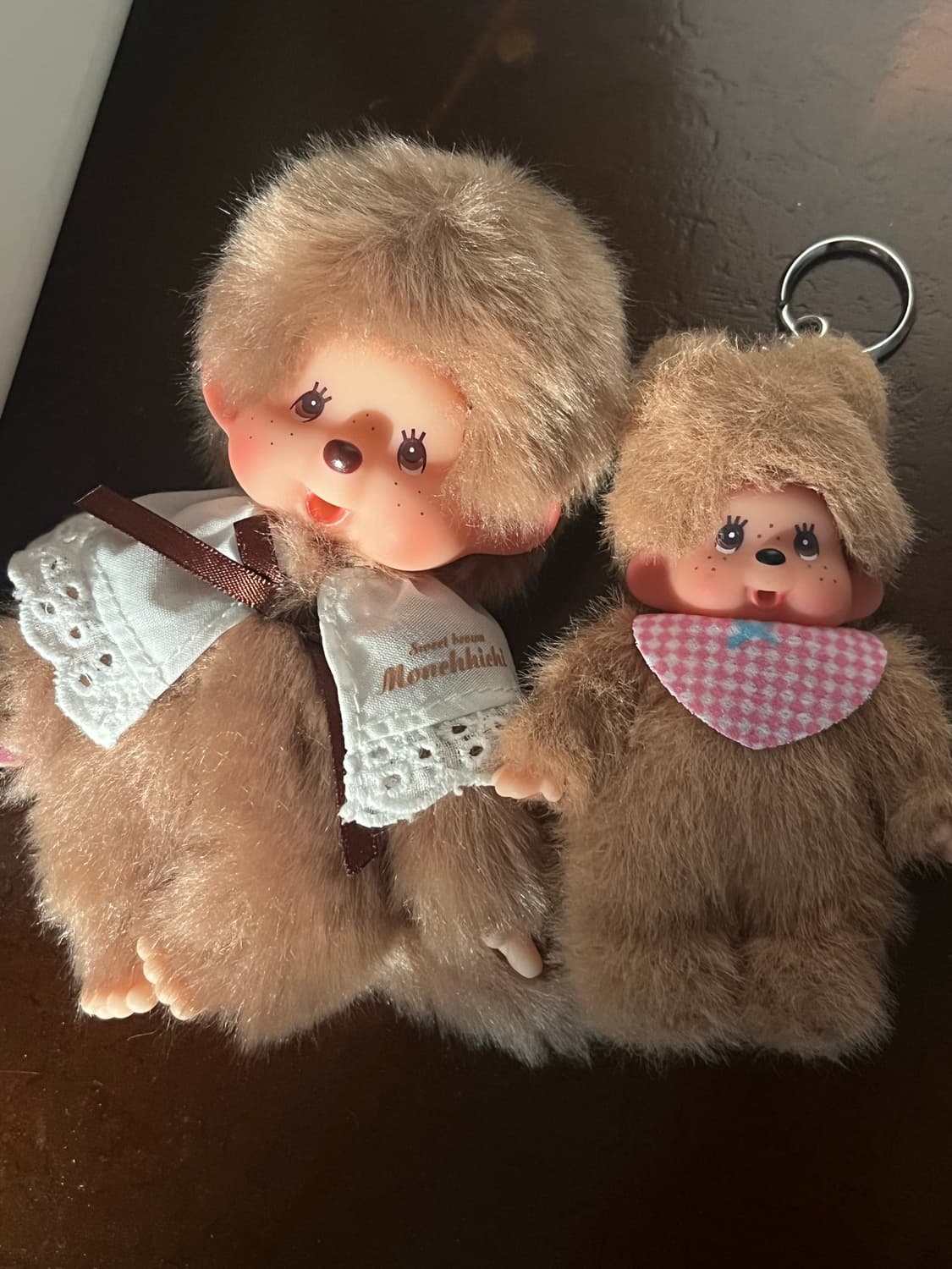 몬치치 베비치치 봉제 인형 키 체인 브라운 상품이미지2