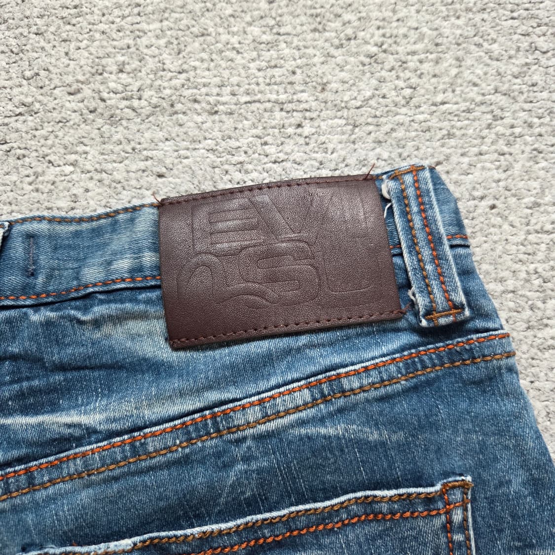 Evisu 에비수 데님 반바지 버뮤다 30 상품이미지8