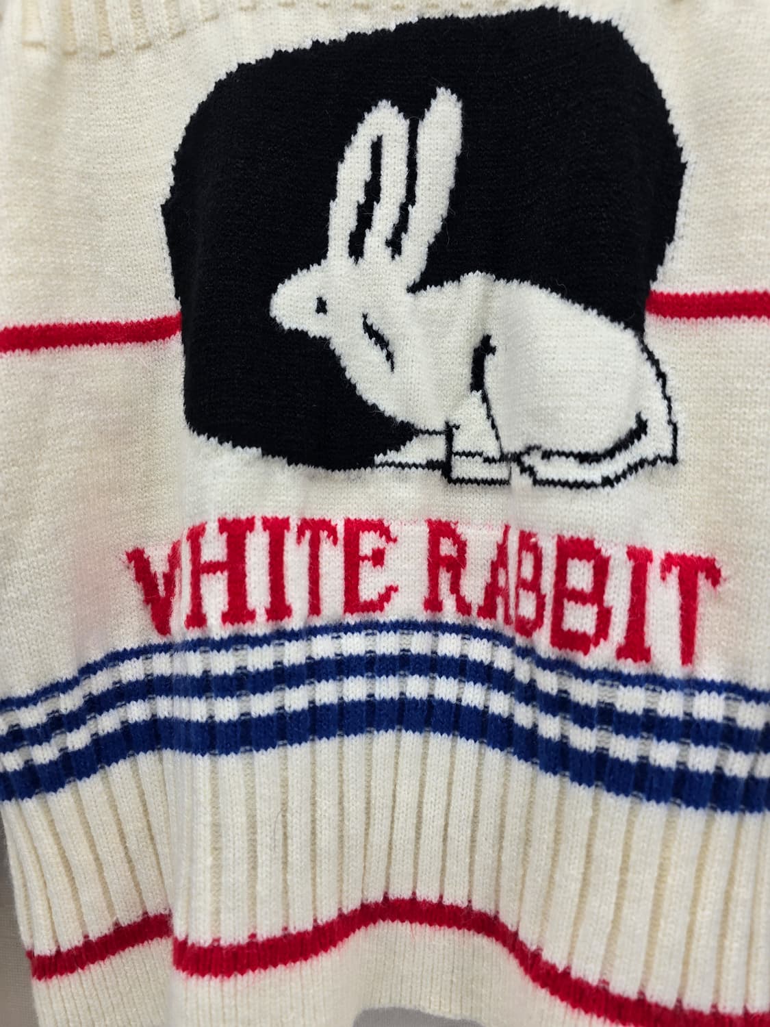 화이트래빗 토끼 니트 아이보리 상품이미지2
