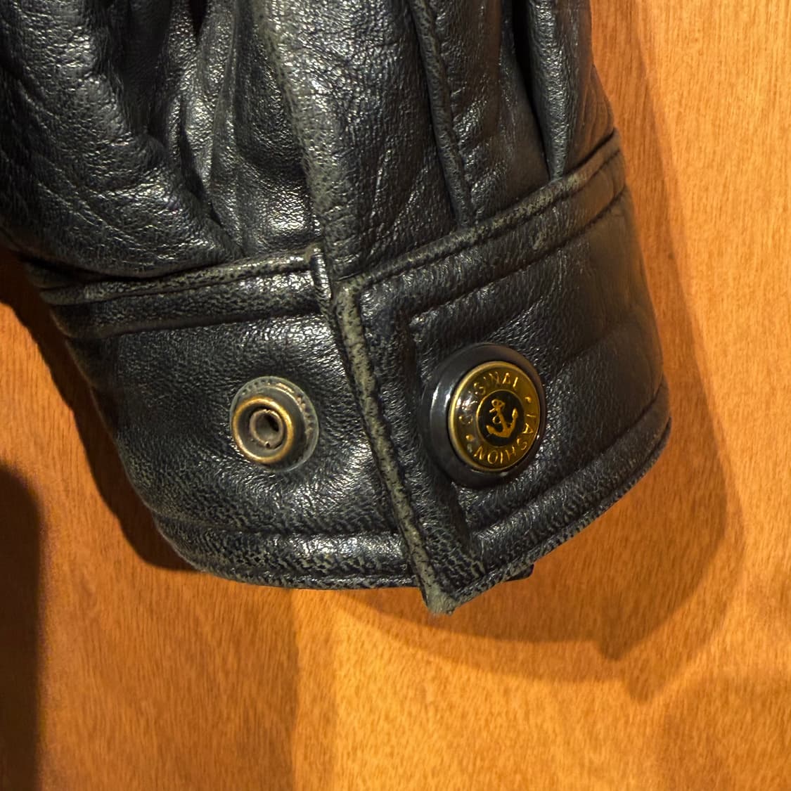 NIZZO 헤비 카우레더 헌팅 자켓 XL 카 코트 상품이미지7