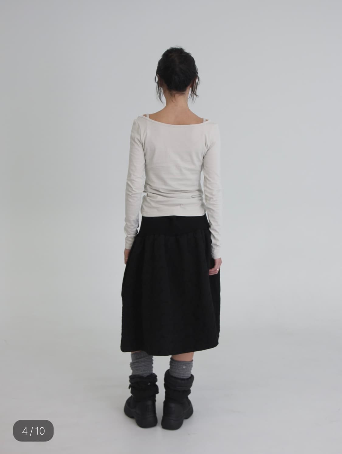 아모르샤이 BANDING MIDI SKIRT JACQUARD 상품이미지6