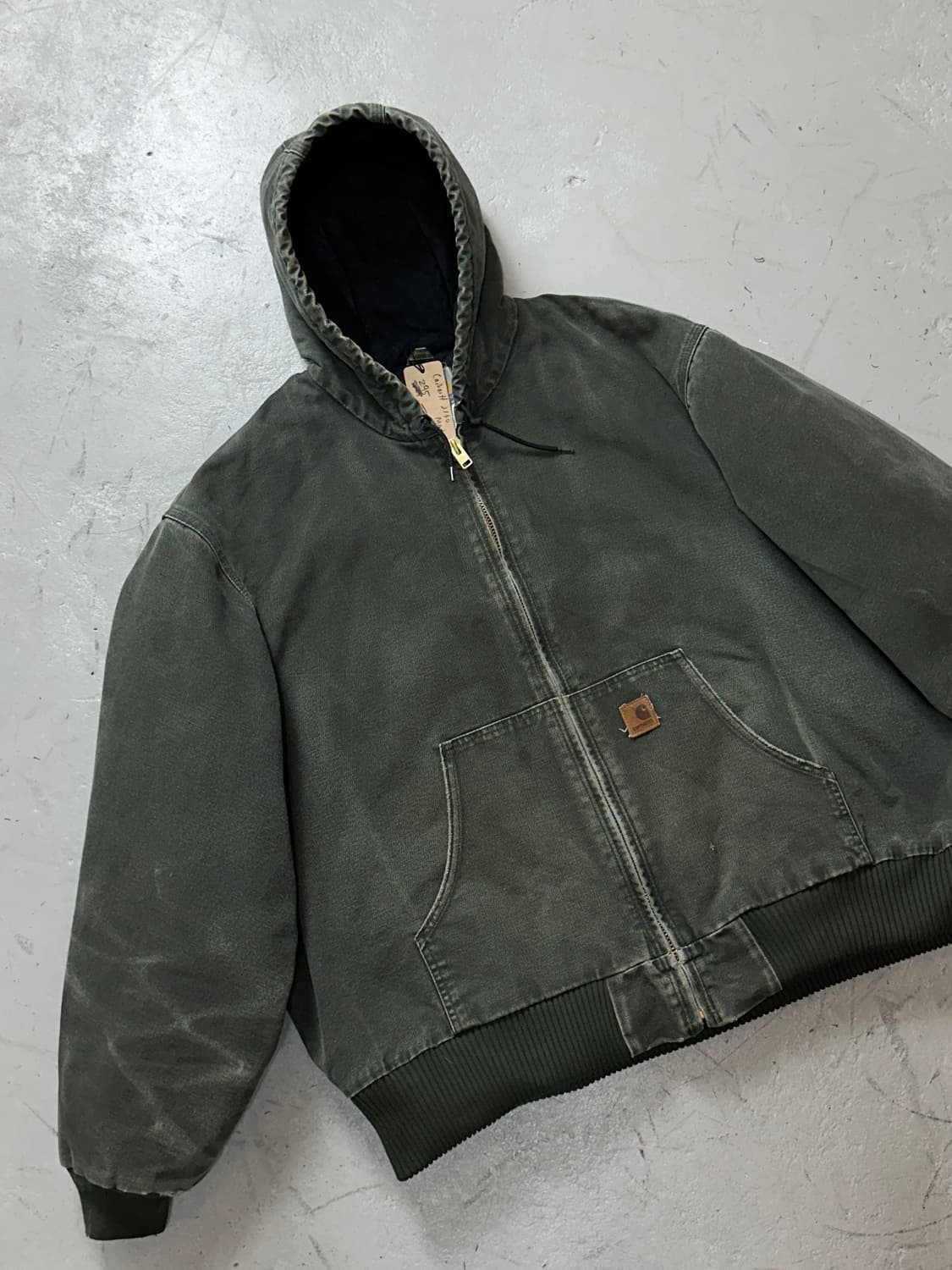 OG 칼하트 J130 액티브 자켓 칼하트 MOS 모스그린 상품이미지5