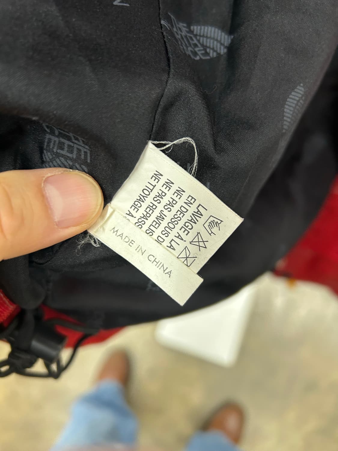 노스페이스 레드 방풍 자켓 상품이미지7