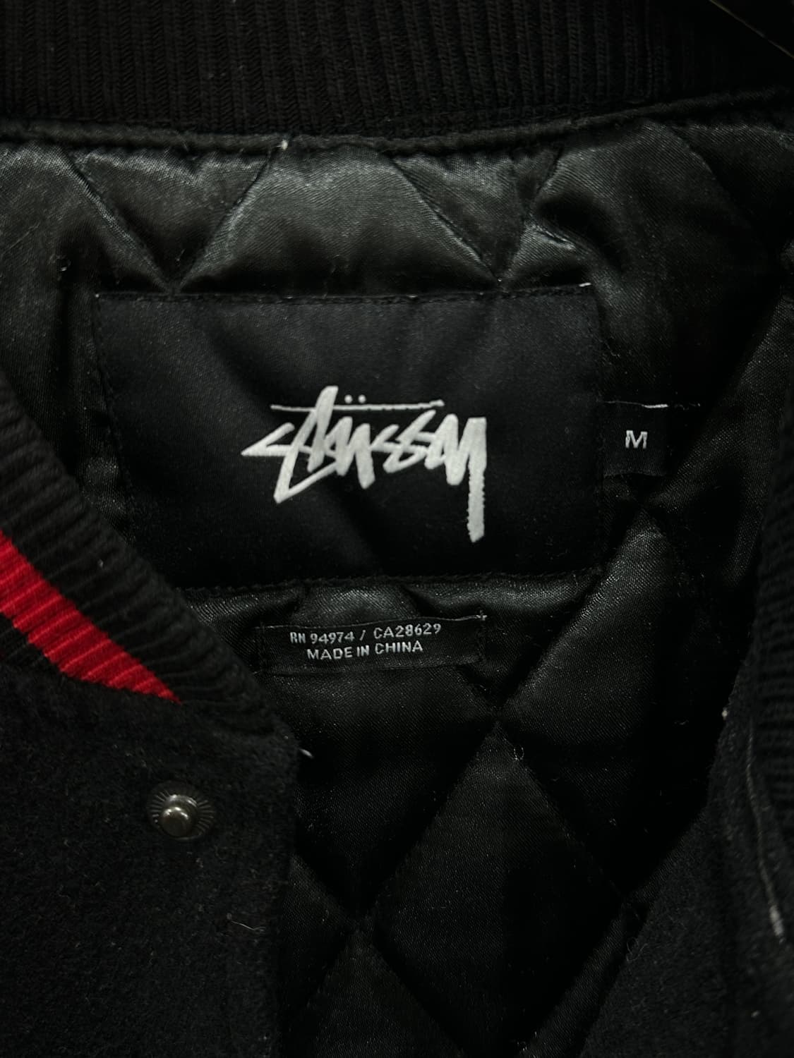 스투시 35주년 기념 월드 트라이브 울 바시티 M 상품이미지4