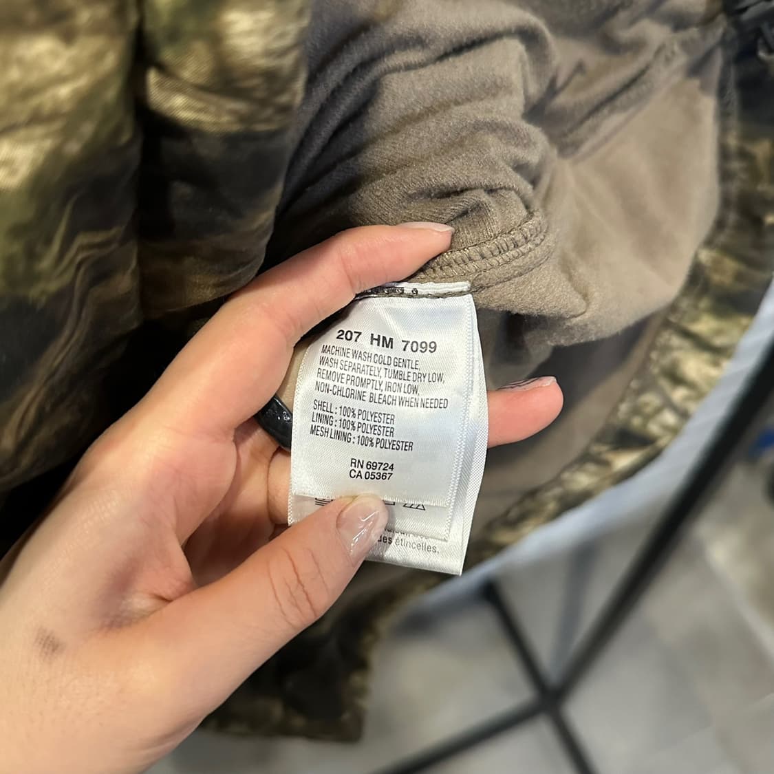 컬럼비아 리얼트리 후드 필드 자켓 기모안감 밑단 스트링 디테일 카키 상품이미지7