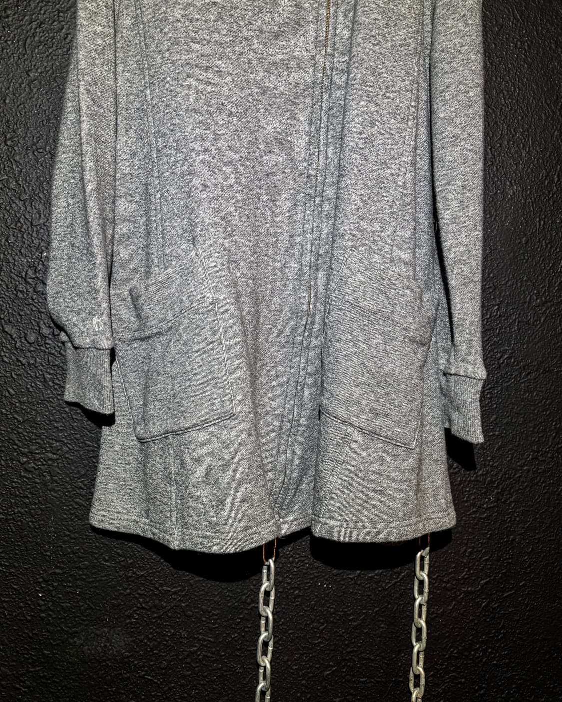 Flare Line Fleece Collar Zip Hoodie Coat 상품이미지5
