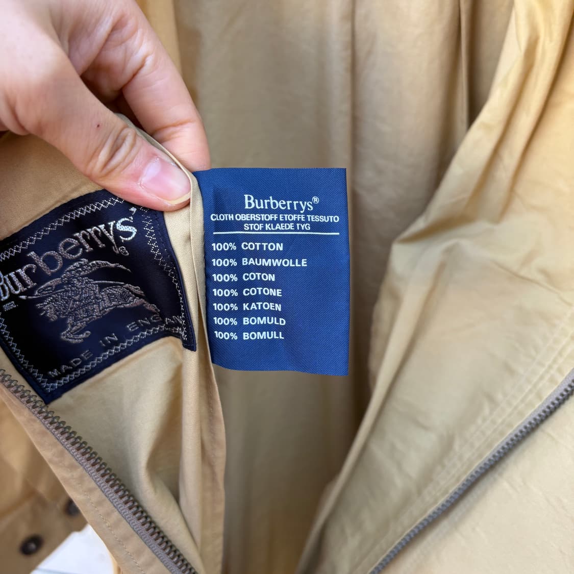 Burberrys 90s 버버리 코튼 자켓 상품이미지9