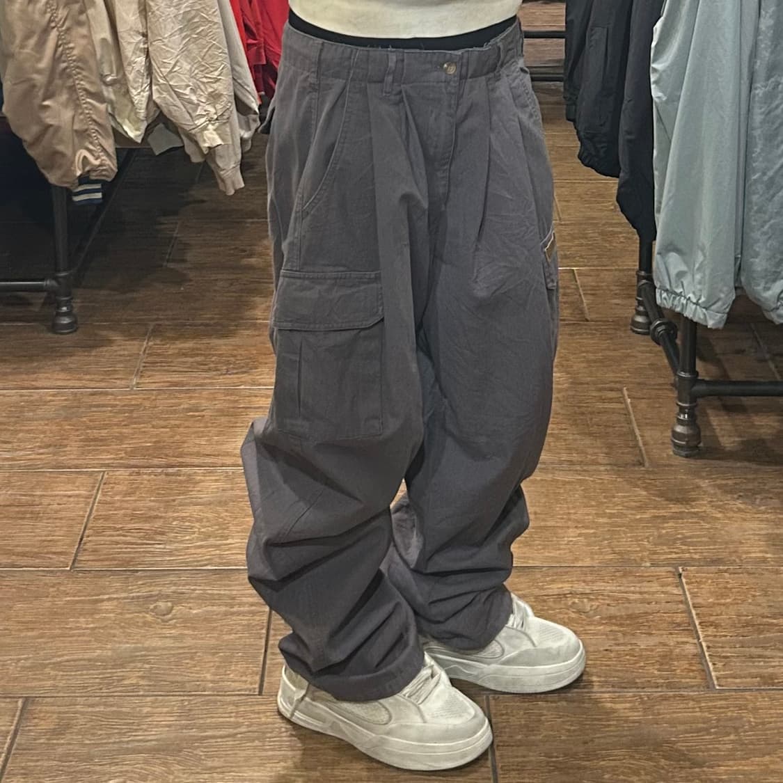 [HI] VTG 카고 팬츠 그레이  상품이미지3