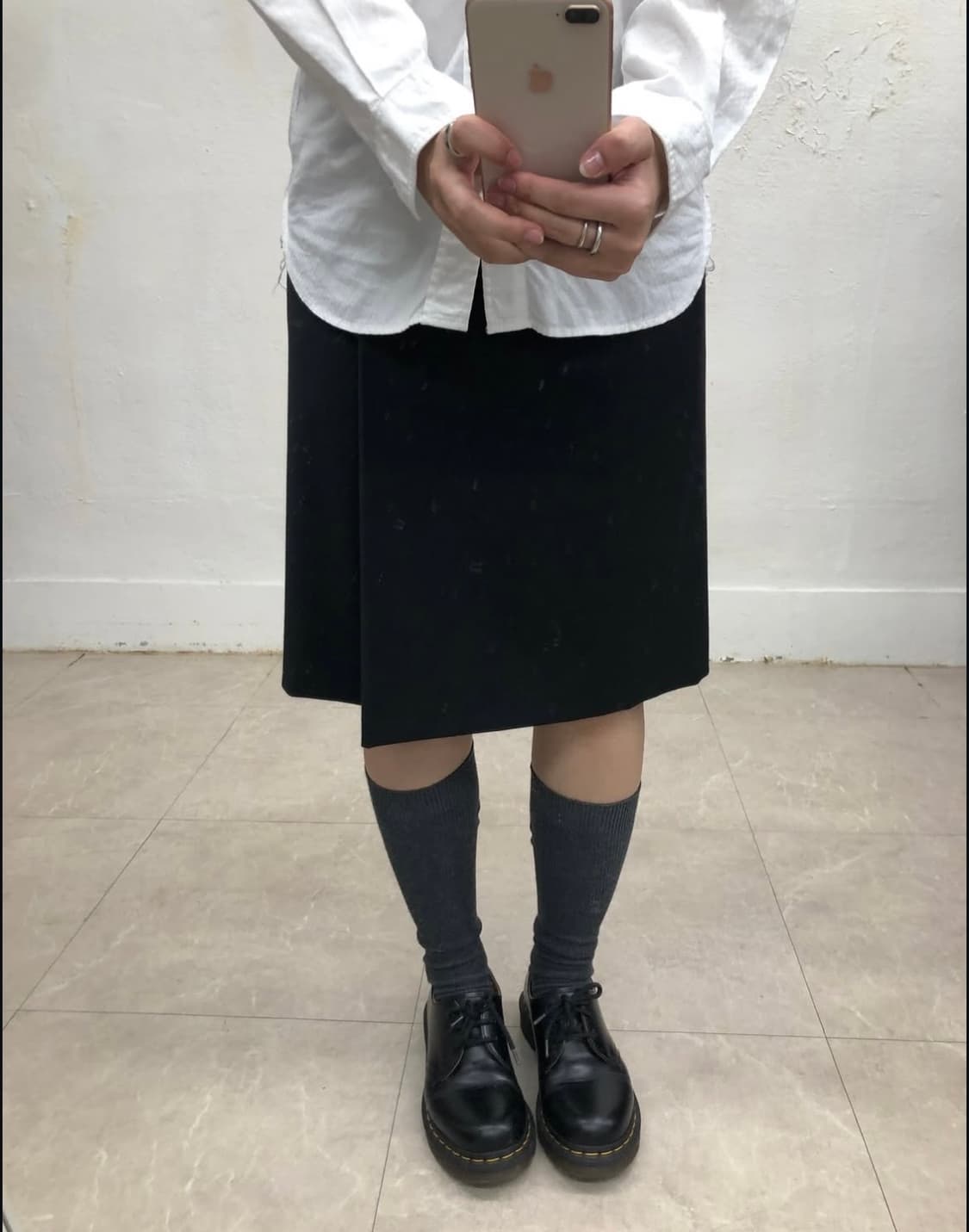 질샌더 미디 스커트 상품이미지2