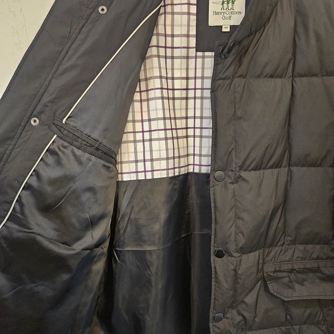 헨리코튼 골프 남성 구스다운 패딩 105 상품이미지5